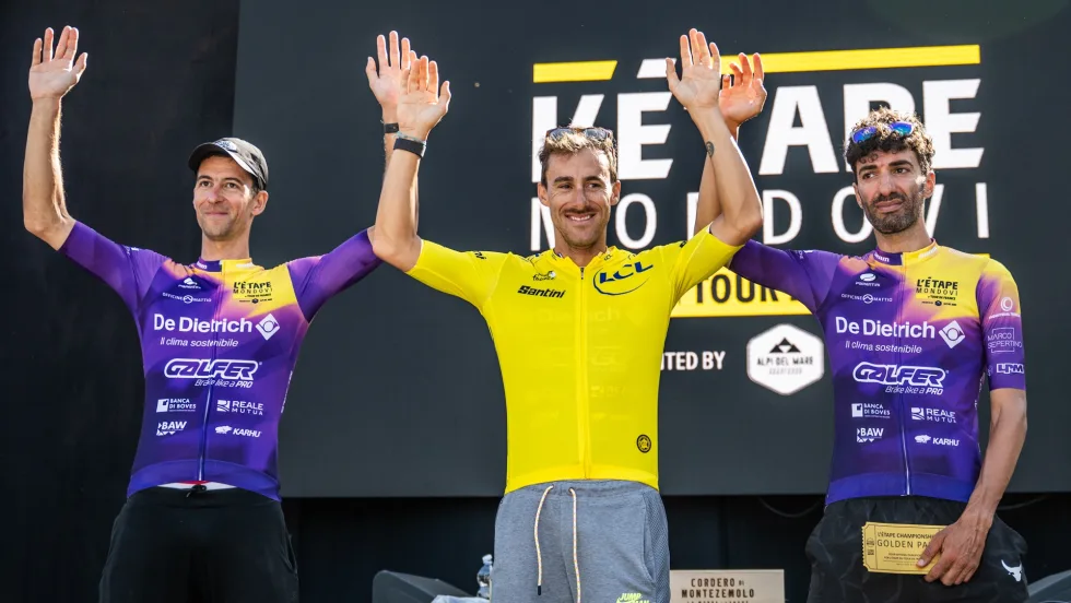 Etape Mondovi 2026 il podio