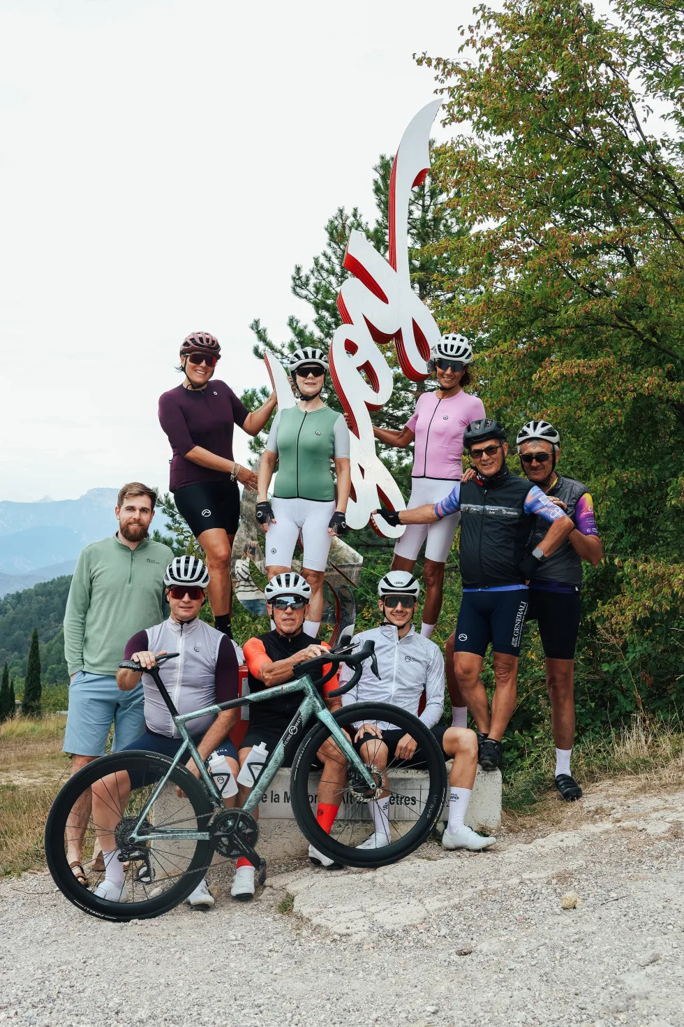 Foto di gruppo all arrivo