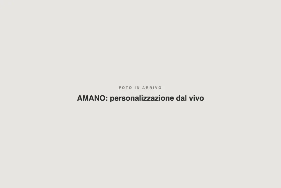 Segnaposto AMANO personalizzazione dal vivo